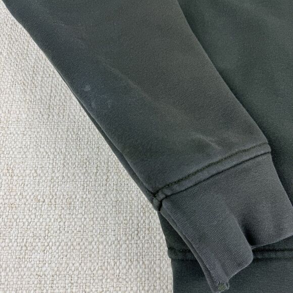 Flint and Tinder Hoodie Mens Small Green Full Zip Heavyweight Cotton Fleece USA - Picture 9 of 16